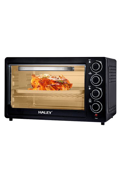 HALEY 48l Electric Oven, 2000w With 360° Hot Air Convection,grill And Tray Included
