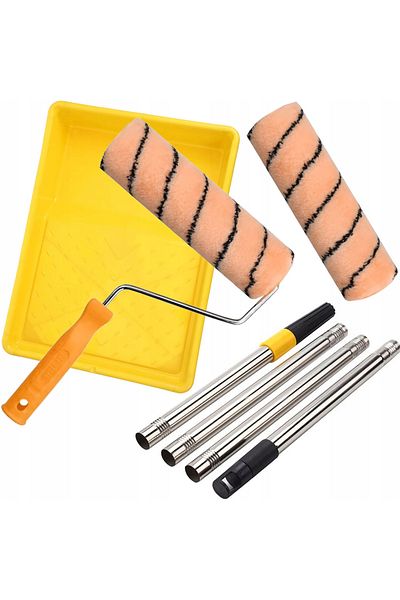 Rosfix Zestaw malarski Orange przedłużka z rączką + kuweta 2x zapas wałka