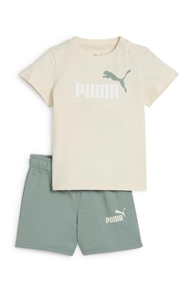 Puma ESS Tee and Shorts SetAlpine Snow