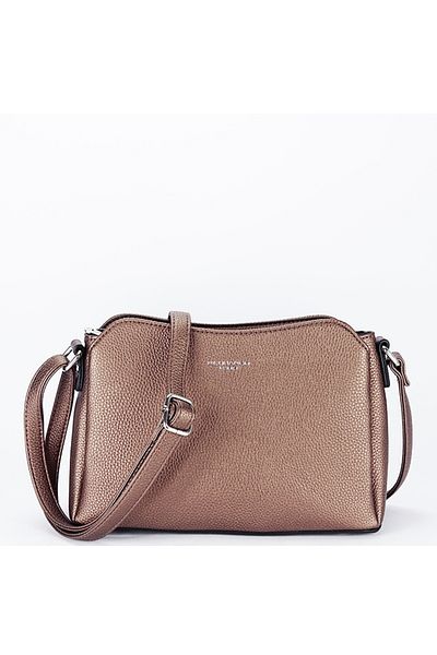 Flora&Co Paris Casual Metallic Brown Bag F2516 M9