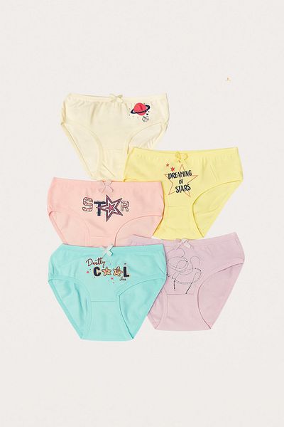 Katia&Bony Girl's patterned 5-piece panties
