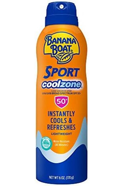 Banana Boat بخاخ واقي الشمس سبورت كول زون المستمر، 6 أونصة سائلة
