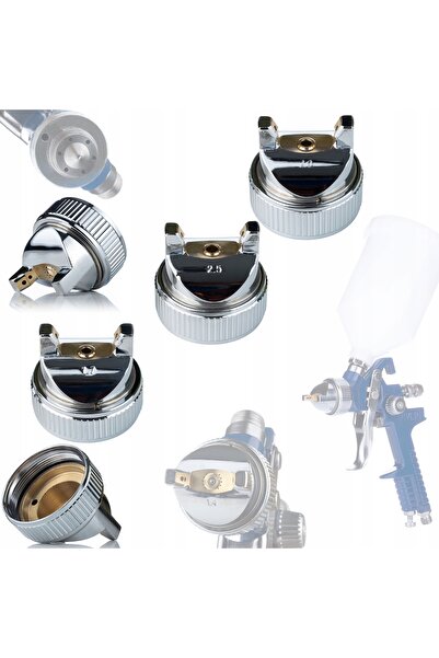 Rosfix Set de 3 duze pentru pistol de vopsit HVLP (1.7 + 2.0 + 2.5)