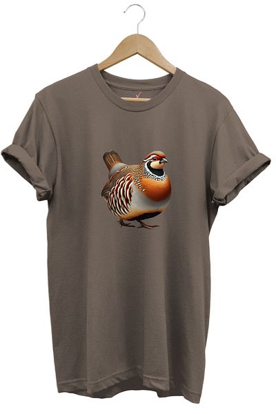 WİDİ Κυνήγι Κυνήγι Chinchilla Donut με στάμπα Wild Life 100% βαμβάκι Unisex T-shirt με κανονική εφαρμογή