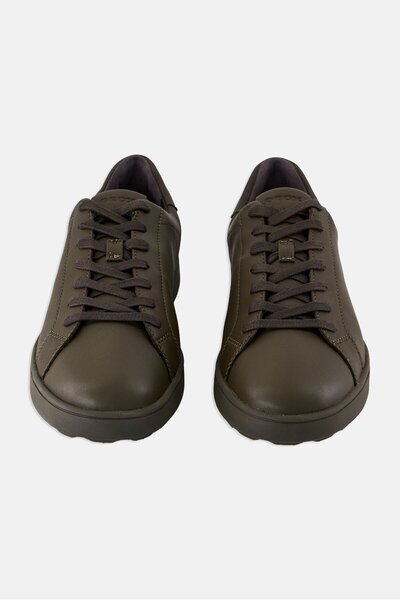 Geox Men Spherica Ecub Lace Up Shoes, Army Green