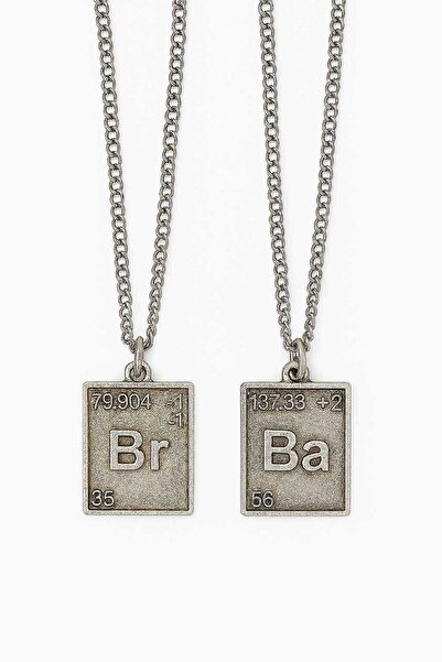 Herşey Nota مجموعة من قلادة مكتوبة "Ba & Br" من Breaking Bad مكونة من قطعتين ...