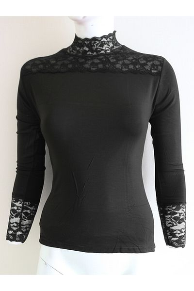 Altınay Women's Body with Sleeves and Collar Lace 440