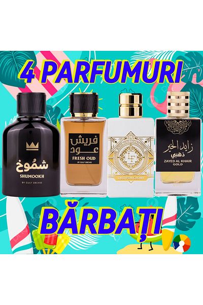 Gulf Orchid SUPER PACK OF 4 MEN'S PERFUMES