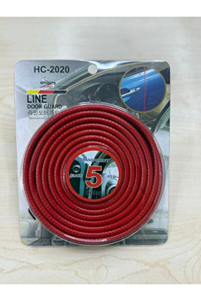 OTO SÜSLEN İSTANBUL Oto Araç Kapı Koruma Fitili 5 Metre Parlak Kırmızı Renk Ç...