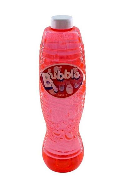 Toybox Non toxic 1 Litre Bubbles Liquid Refill Solution Bubble Water Bottle For All Toys