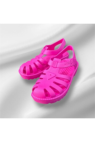 Sonimix Women's Fuchsia Pink Eva Light Sole Beach Pool Daily Sandals