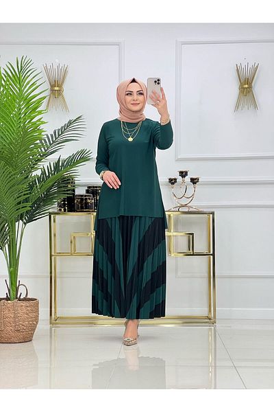 NİSUM MODA Σετ με μοτίβο με άμμο
