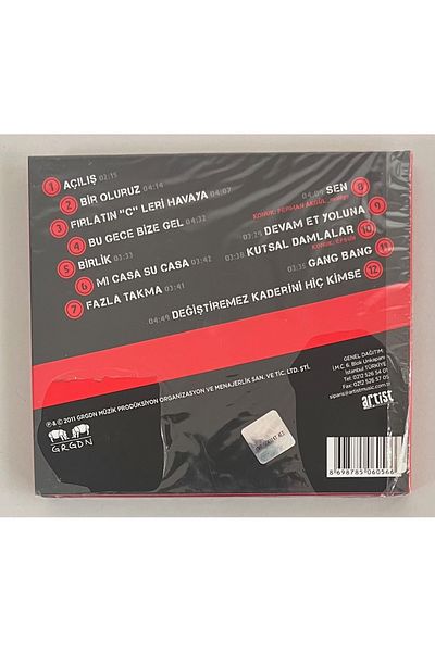 Plakevi İzmir Cartel Today's Joy Cd from Cartel (Zero Original Period Printing Cd with Gelatin)