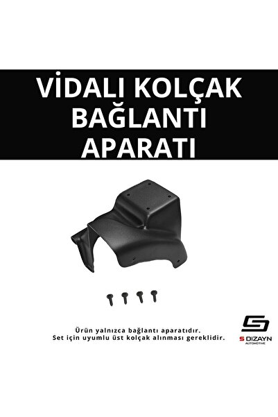 Drs Tuning S-Dizayn Renault Fluence ABS Vidalı Kol Dayama Kolçak Alt Adaptör ...