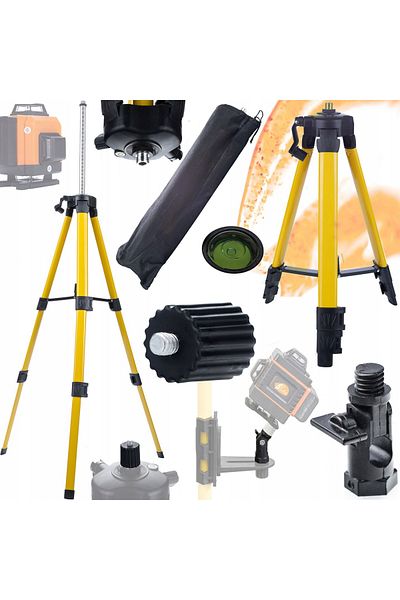 Rosfix Set cu Stativ 43-120cm și Adaptori pentru Poziomică Laser.