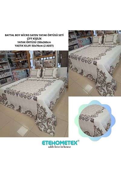ETE HOMETEX Etehometex Double Personality Quilt Cover Set