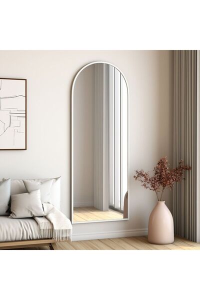 enc home beyaz duvar aynası 180x60