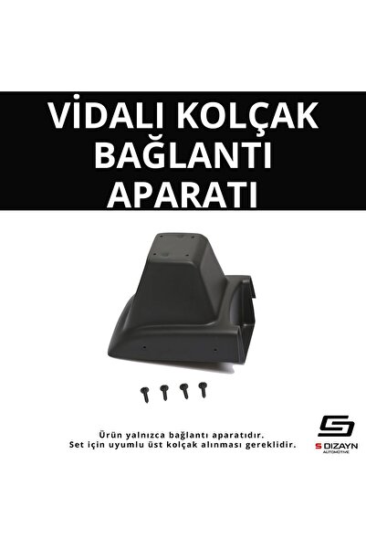 Drs Tuning S-Dizayn Ford Fiesta ABS Vidalı Kol Dayama Kolçak Alt Adaptör 2009...