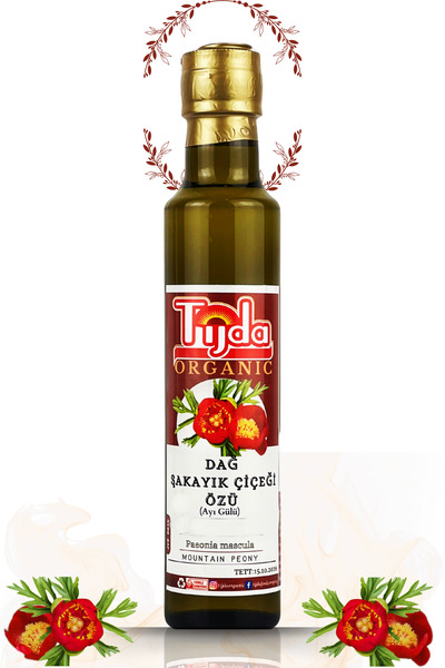 TİJDA DAĞ ŞAKAYIK ÇİÇEĞİ ÖZÜ AYI GÜLÜ 250 ML Paeonia mascula