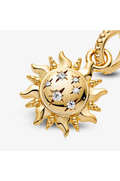 OEM Charm compatible with Pandora bracelet, Bright Sun model