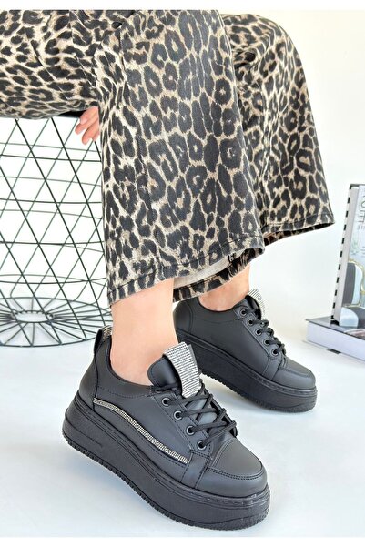 BESKAR Leope Black Sports Unisex Shoes – Breathable Construction