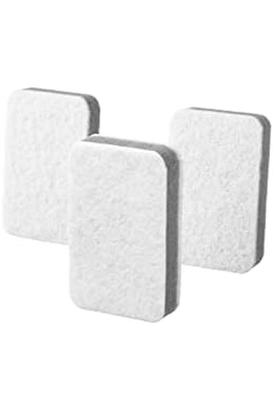 IKEA SVAMPIG Sponge, Grey-White (Pack of 3)