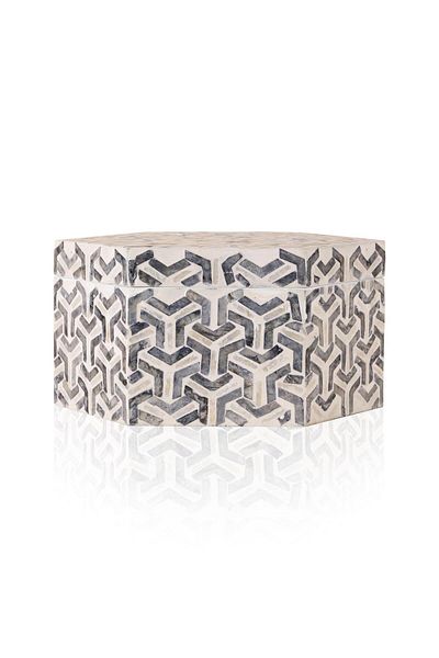 The Mia Hexagon Box 28X24X14 cm Tlc0091