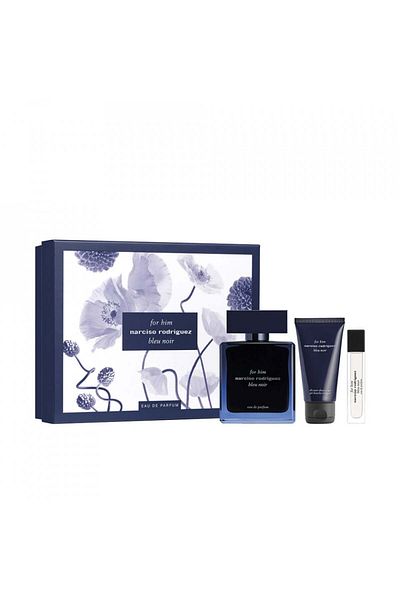 Narciso Rodriguez for Him Bleu Noir Gift Set – EDP 100ml + Shower Gel 50ml + Travel EDP 10ml