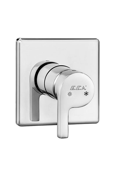 Eca İcon Concealed Shower Faucet Surface Mounted
