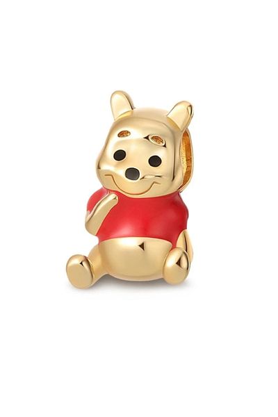 OEM Winnie the Pooh charm, made of Silver, compatible with Pandora bracelet