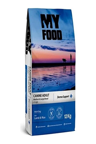 My Food Kuzulu&pirinçli Yetişkin Orta/büyük Irk Köpek Maması Derma Support 12 kg