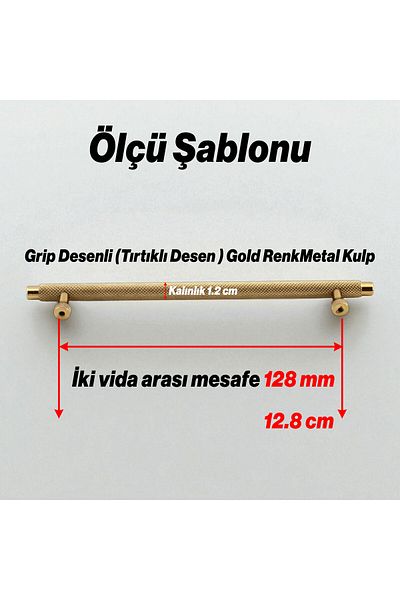 Badem10 Mâner metalic Martin Gold 128 mm Sertar de mobilier Dulap de bucătărie Dulap Mânere moderne pentru uși Model