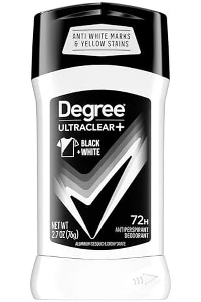 Degree Men MotionSense Ultra Clear Invisible Solid Anti-perspirant, Black & White 2.70 oz (Pack of 8
