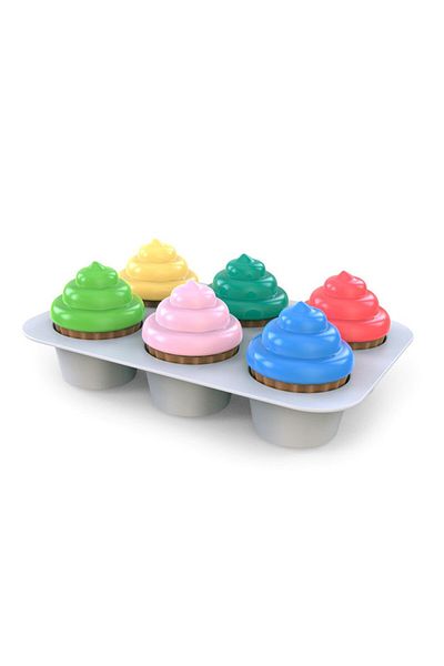 Bright Starts Sort & Sweet Cupcakes Shape Sorting Activity Toy​, 3-36 Months