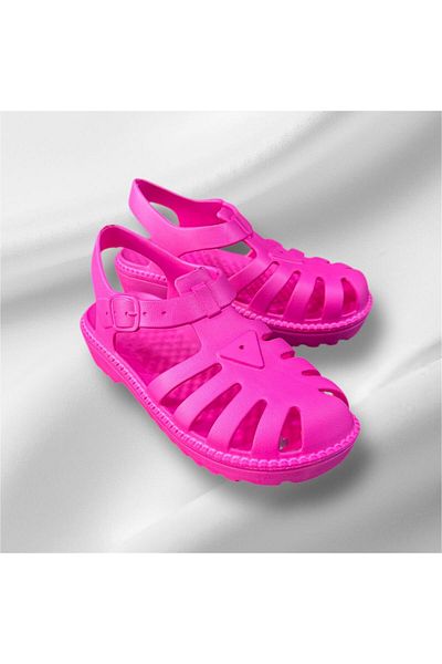 Sonimix Women's Fuchsia Pink Eva Light Sole Beach Pool Daily Sandals