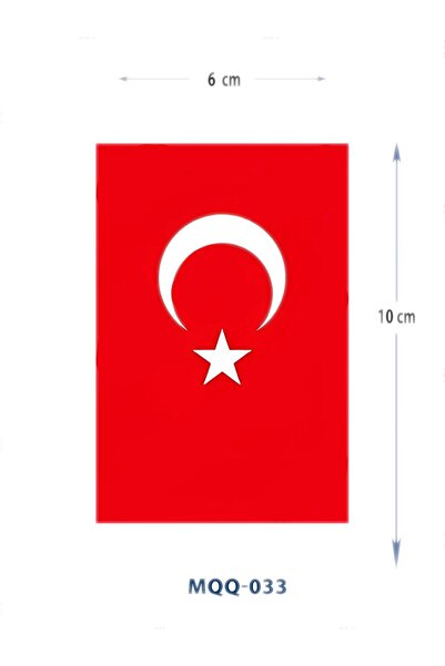 Attach MQQ-033 TÜRK BAYRAGI DESEN GEÇİCİ DÖVME-TATTO