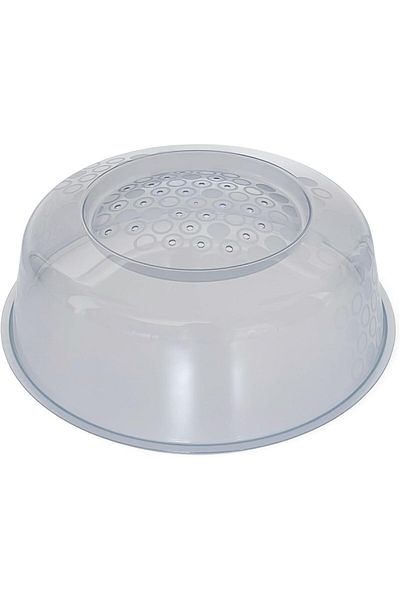 IKEA PRICKIG Microwave Lid in Grey (26 cm), White