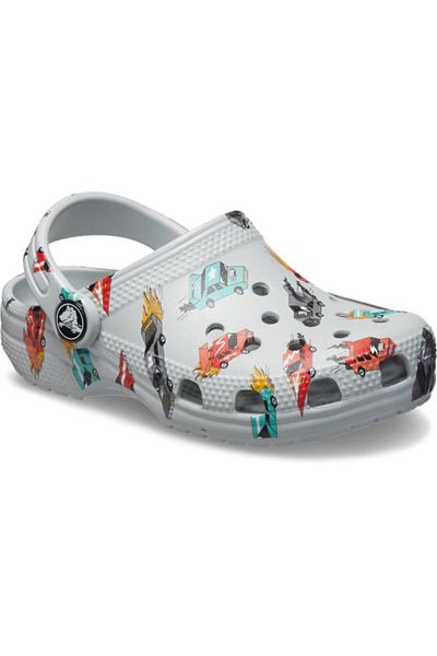 Crocs Clogs Classic Toddler Race Cars Graphic Clog 23-24 EU - C7 US Multicolor - Mirage/Multi