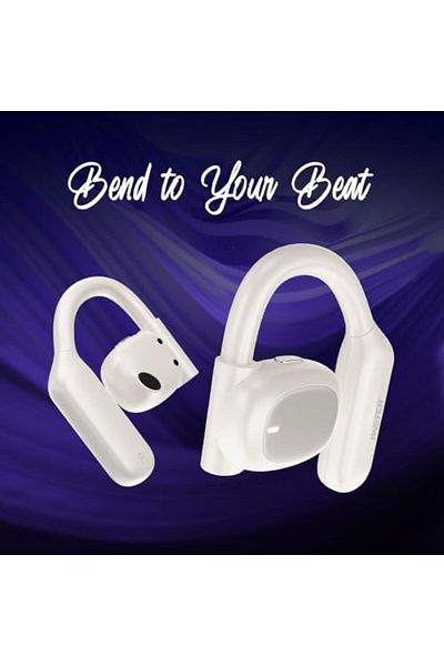 Faster ArcX Bluetooth 5.3 Earbuds - ENC Headphones with 40Hrs Playback, Over-Ear Design, Stereo Soun