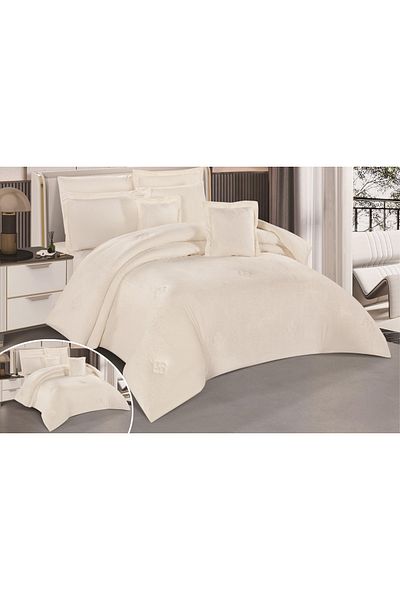 Red Rose Winter double comforter set, 8-piece bed sheet, luxurious and elegant to decorate your room