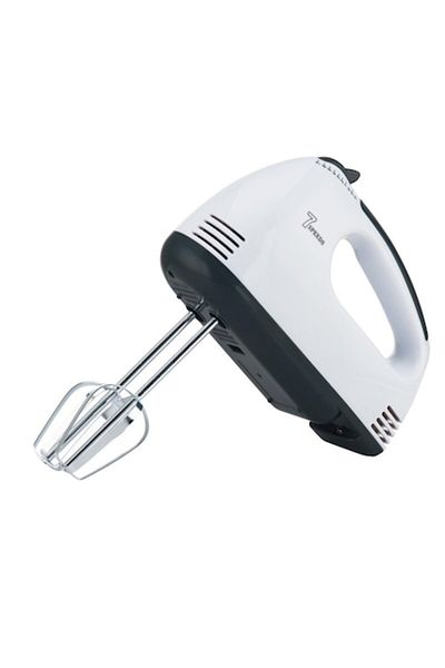 rosberg Mixer R51110G, 200W, 7 speeds, chromium beaters, white/black