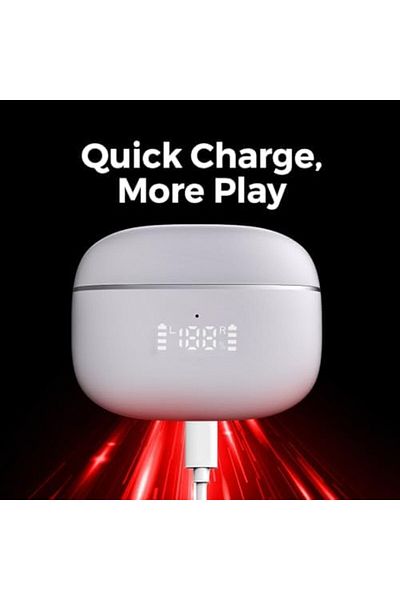 Faster Maverick Bluetooth Earbuds- 5.4 Bluetooth Earphones ENC AI Enhanced Calls 4 Quad Mics- Wirele