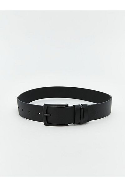 LC Waikiki Black Leather Look Boy's Belt