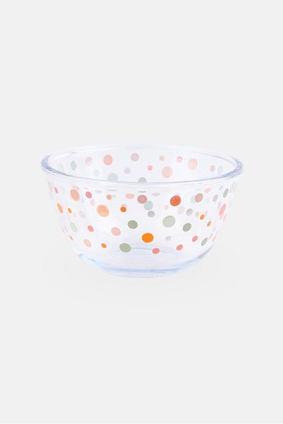 Boltze Glass Lavina Cereal Bowl, Multicolor