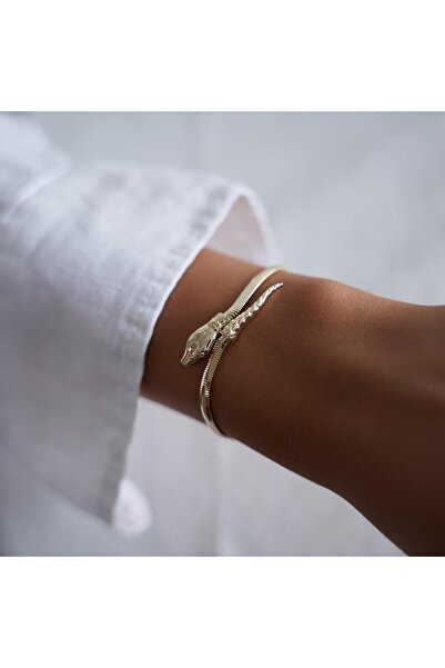 ALTINTAŞ KUYUMCULUK Bold Yılan Altın Bileklik