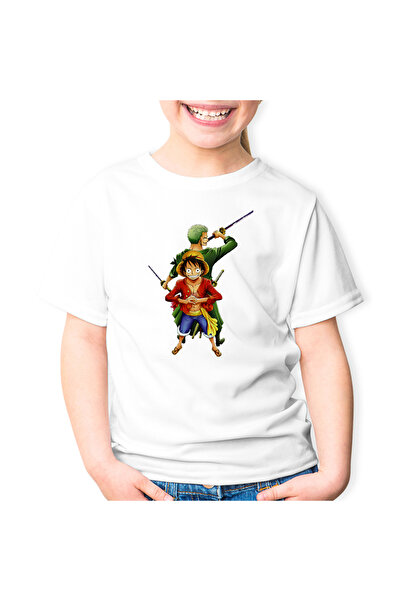 OEM Tricou copii One Piece Monkey Luffy Roronoa Zoro Pirati
