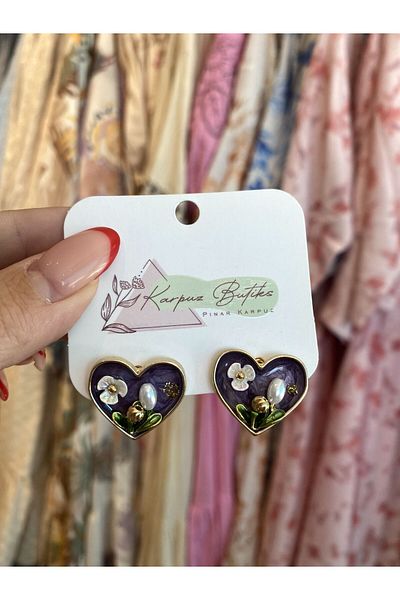 karpuzbutiks Gold Heart Art Vip Necklace 2