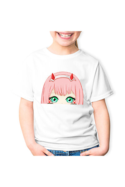 OEM Tricou copii Zero Two Darling in the FranXX Chibi Anime