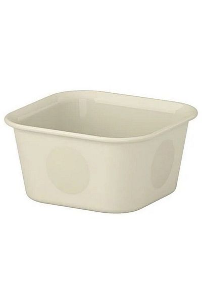 Qerhome Beige Color Box, Drawer Organizer, Desktop Organizer, Organizer, 10X10X5 cm (3 Pcs)