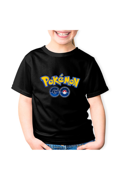 OEM Παιδικό μπλουζάκι με λογότυπο Pokemon Go και έμβλημα παιχνιδιού